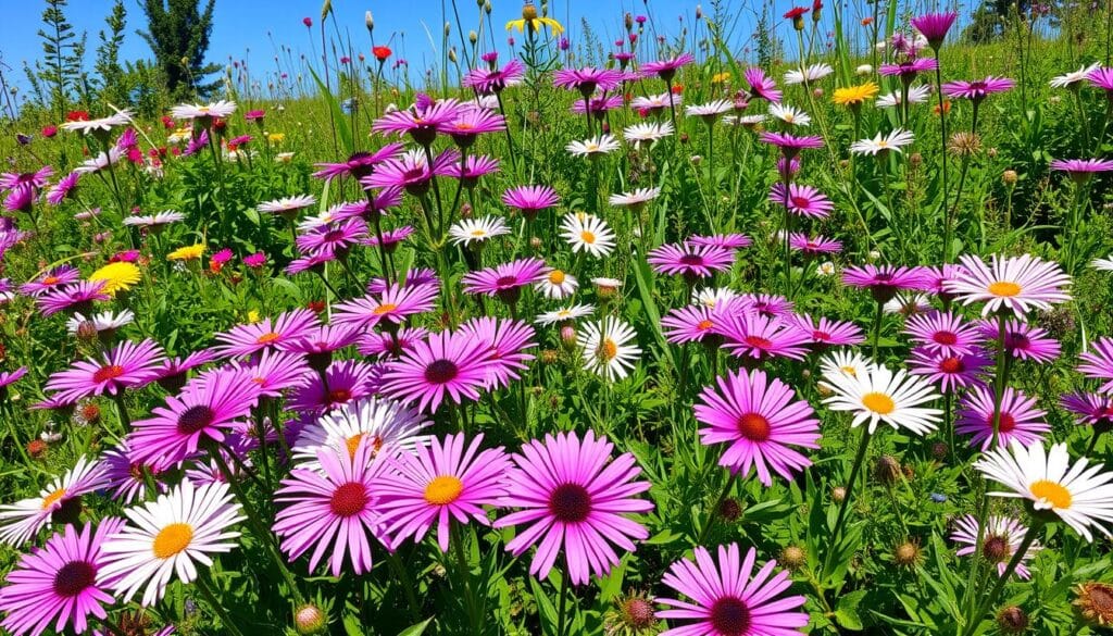 Aster plant