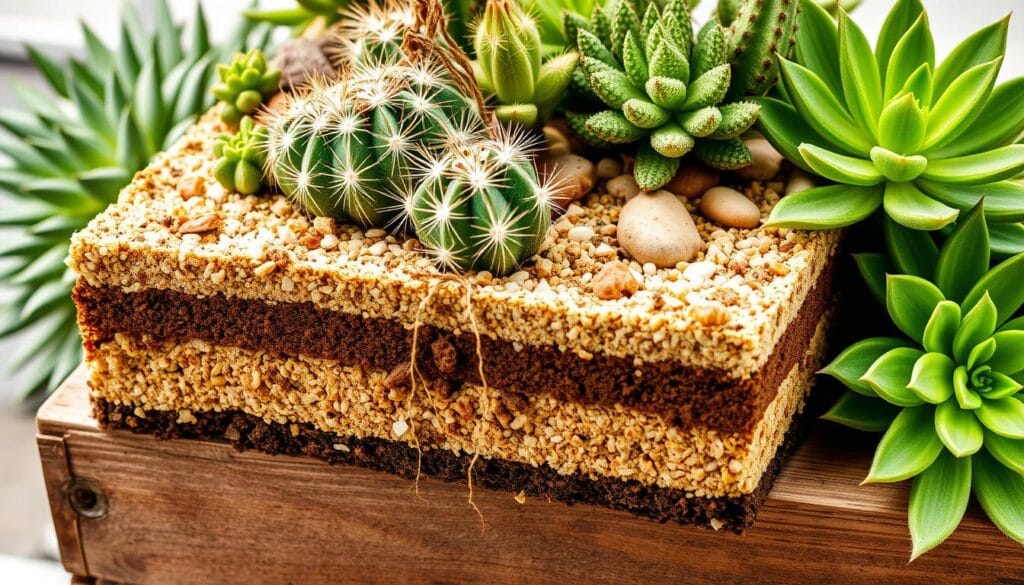 Cactus soil composition