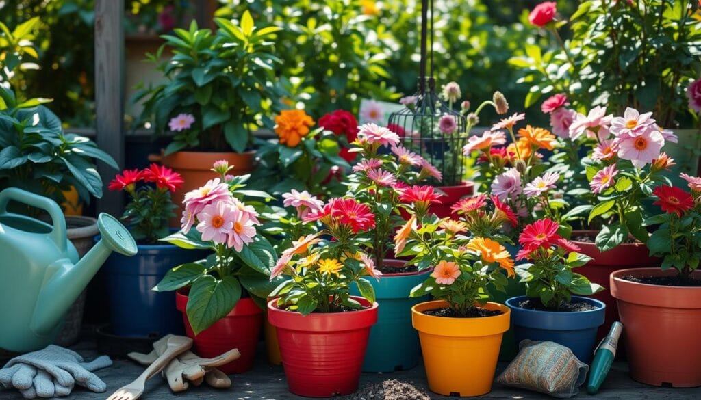 Potted Garden Plant Care Tips