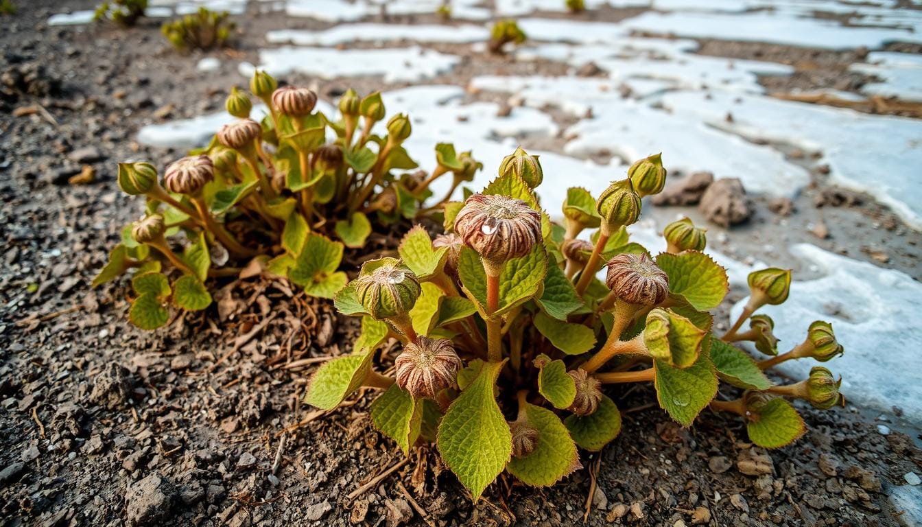 can salt water dry plants?