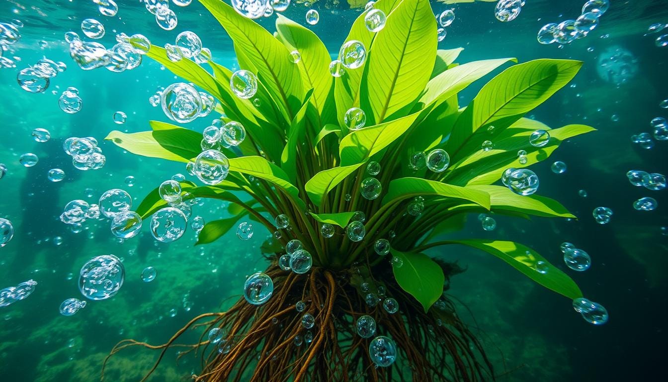 does water provide plants with oxygen?