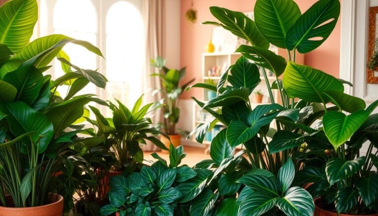 large leaf house plants