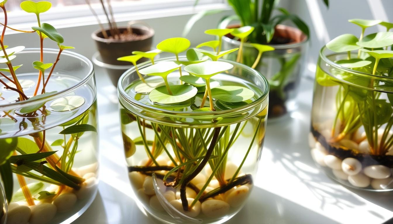 potted water-plants