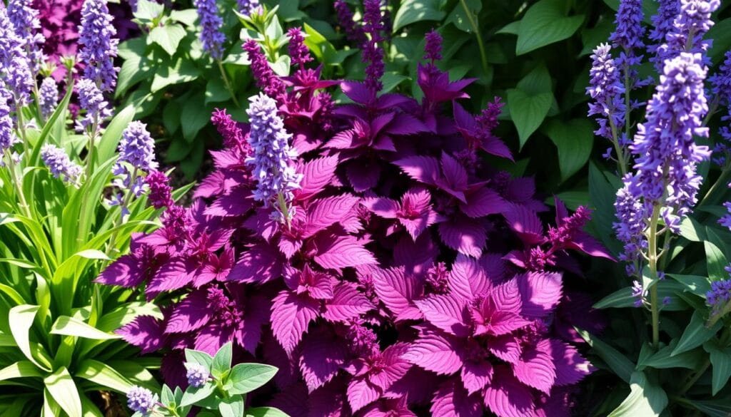 purple foliage plants