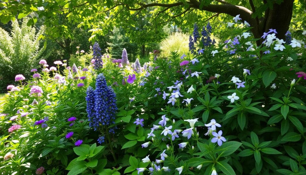 Shade Garden Seasonal Blooms