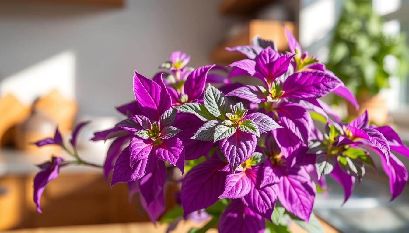 purple basil plant