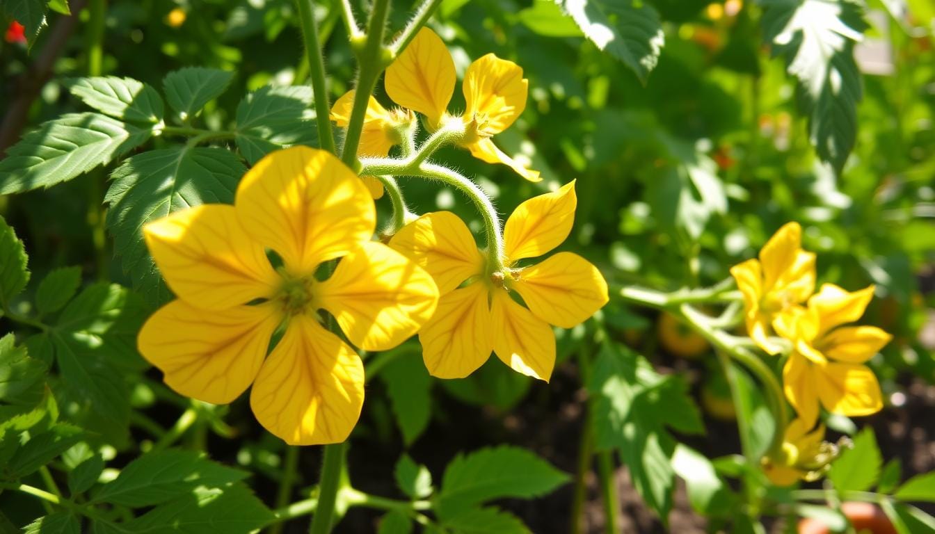 tomato plant flowers​