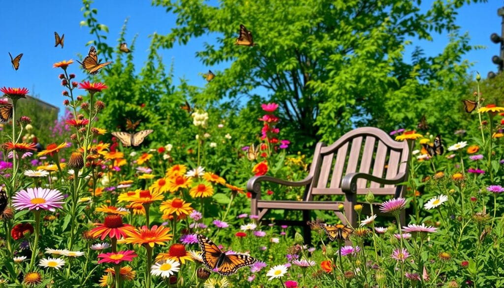 Butterfly-Friendly Garden Landscape