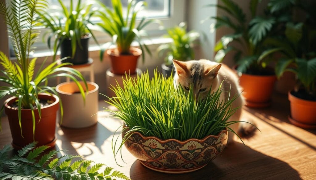 Cat Grass for Pet Friendly Plants