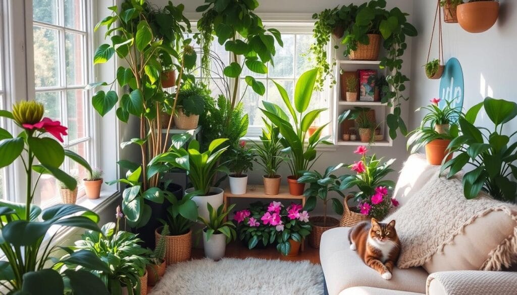 Cat-Safe Indoor Plant Environment